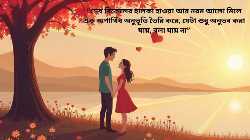 শেষ বিকেল নিয়ে ক্যাপশন