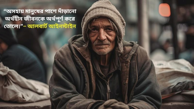 অসহায় নিয়ে উক্তি