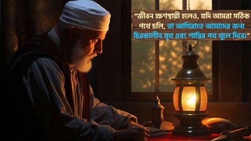 ক্ষণস্থায়ী জীবন নিয়ে ইসলামিক উক্তি