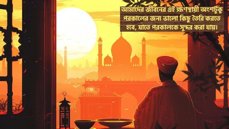 ক্ষণস্থায়ী জীবন নিয়ে ইসলামিক ক্যাপশন