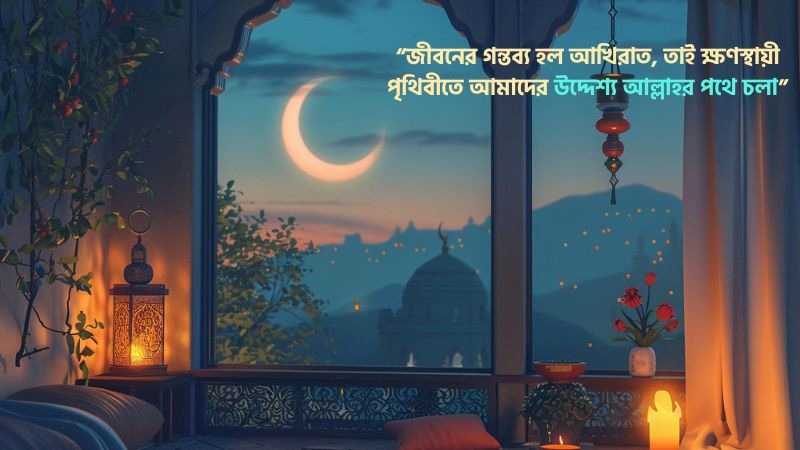 ক্ষণস্থায়ী জীবন নিয়ে ইসলামিক স্ট্যাটাস