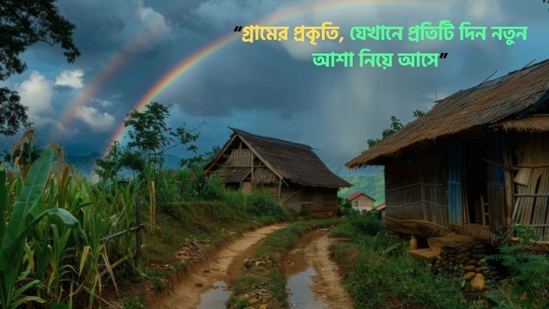 গ্রামের প্রকৃতি নিয়ে ক্যাপশন