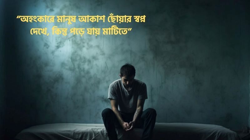 অহংকার পতনের মূল উক্তি