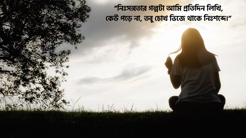 একাকিত্ব নিয়ে ছন্দ