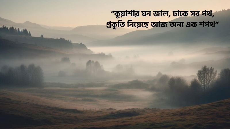 কুয়াশা নিয়ে ছন্দ