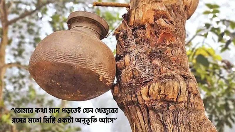 খেজুরের রস নিয়ে রোমান্টিক স্ট্যাটাস