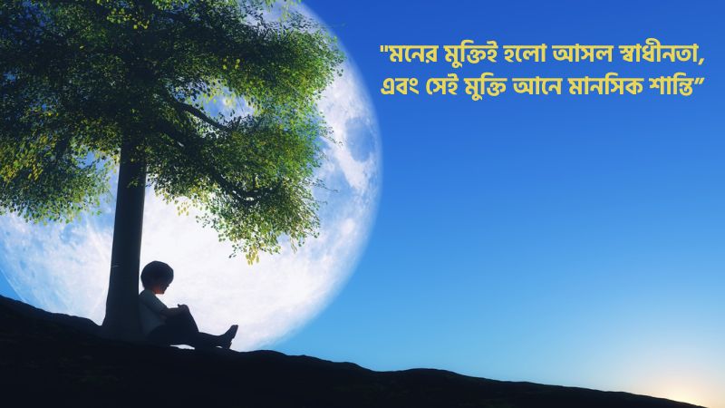 মানসিক শান্তি নিয়ে উক্তি