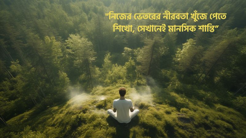 মানসিক শান্তি নিয়ে স্ট্যাটাস