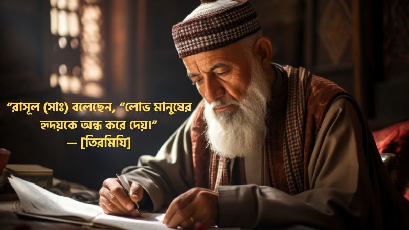 লোভ নিয়ে ইসলামিক হাদিস