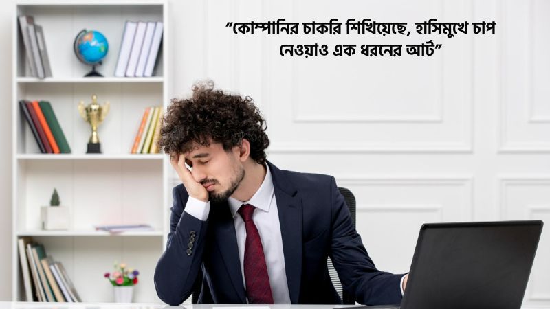 কোম্পানির চাকরি নিয়ে স্ট্যাটাস