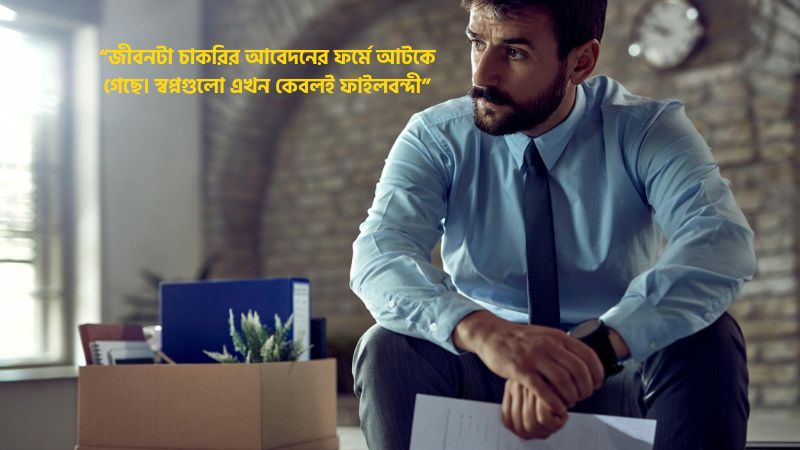 চাকরি নিয়ে হতাশা নিয়ে স্ট্যাটাস