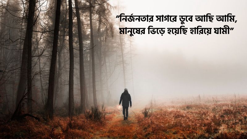 নির্জনতা নিয়ে ছন্দ