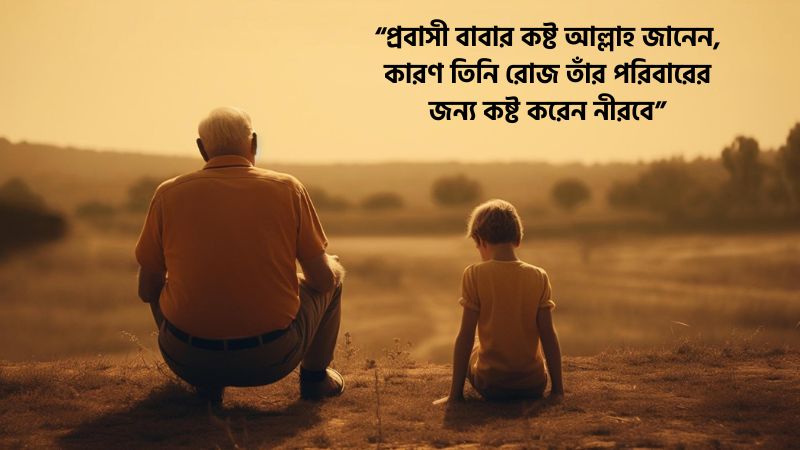 প্রবাসী বাবাকে নিয়ে ইসলামিক স্ট্যাটাস