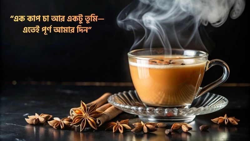 চা নিয়ে ভালোবাসার স্ট্যাটাস