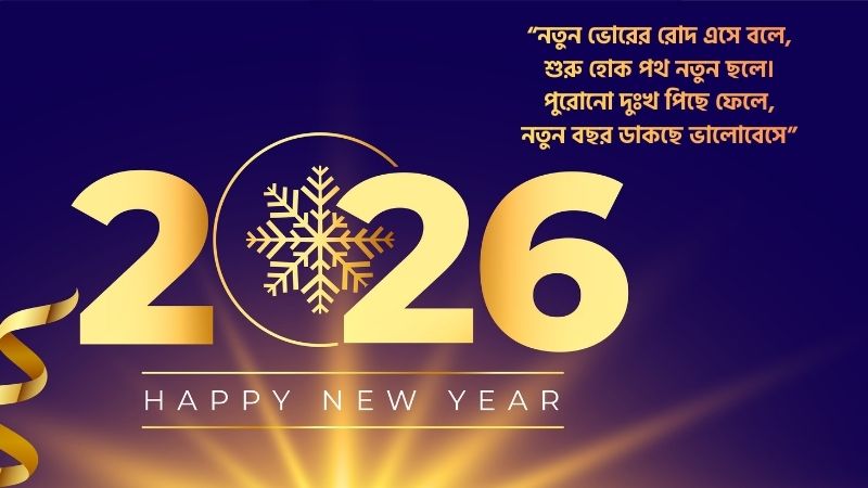 নতুন বছর নিয়ে কবিতা