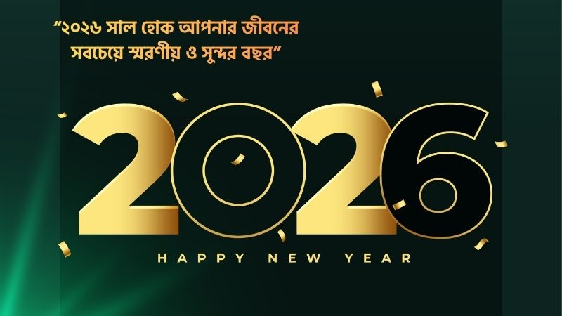 নতুন বছরের শুভেচ্ছা 2026
