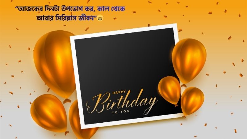 প্রিয় বন্ধুর জন্মদিনের শুভেচ্ছা স্ট্যাটাস ফানি
