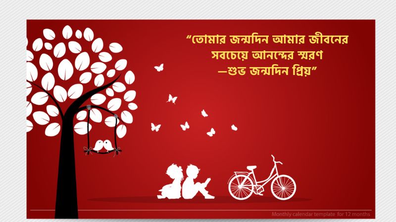 প্রিয় মানুষের জন্মদিনের শুভেচ্ছা উক্তি