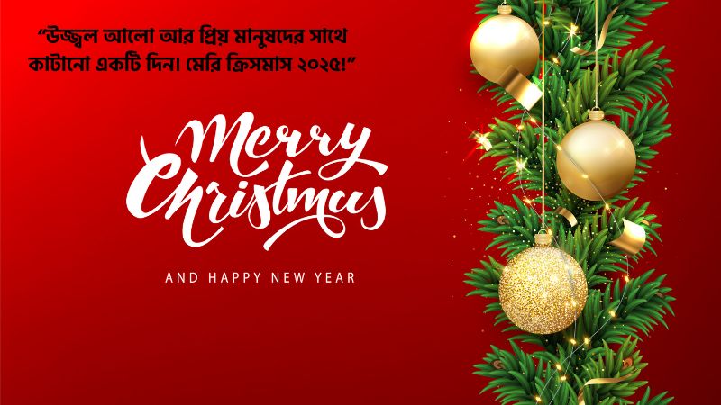 বড়দিনের শুভেচ্ছা ক্যাপশন