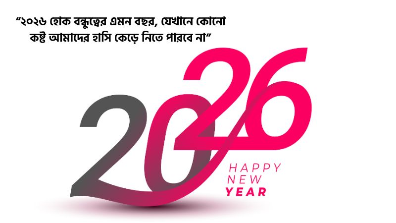 বন্ধুদের জন্য নতুন বছর নিয়ে ক্যাপশন