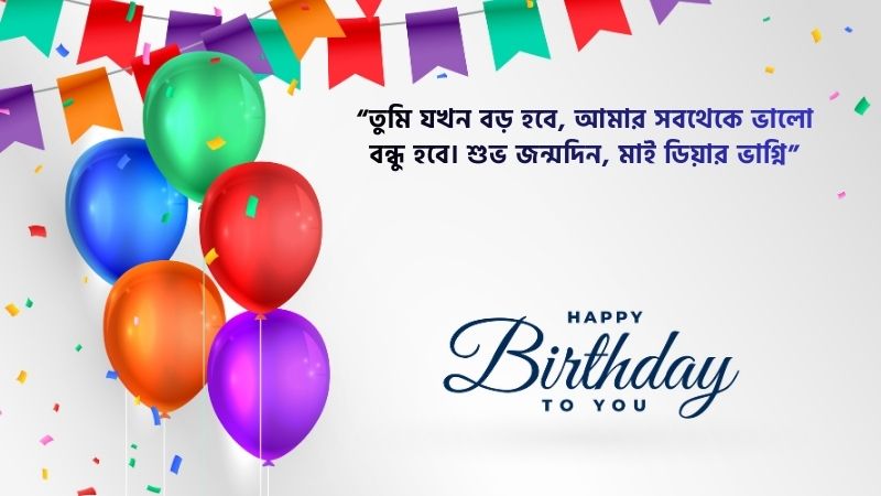 ভাগ্নির জন্মদিনের শুভেচ্ছা স্ট্যাটাস