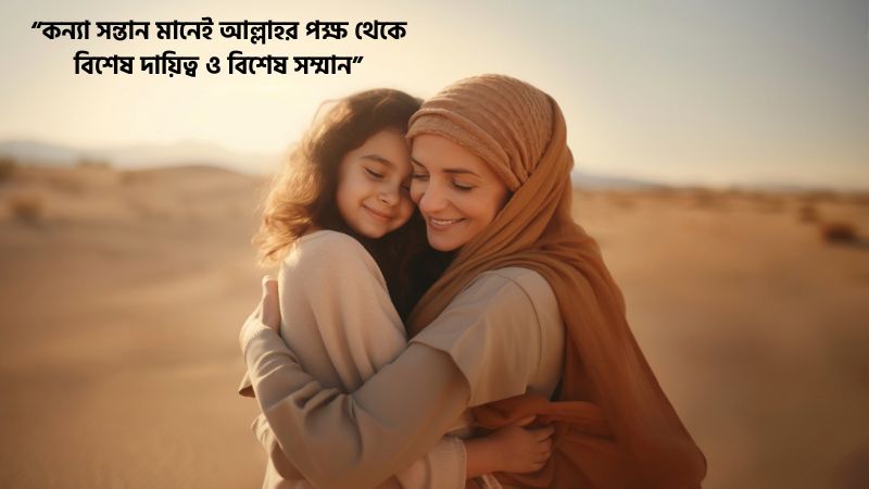 কন্যা সন্তান নিয়ে ইসলামিক ক্যাপশন