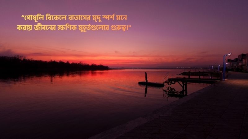 গোধূলি বিকেল নিয়ে উক্তি