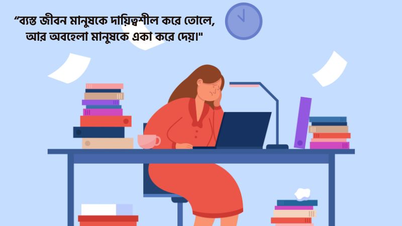ব্যস্ততা অবহেলা নিয়ে স্ট্যাটাস