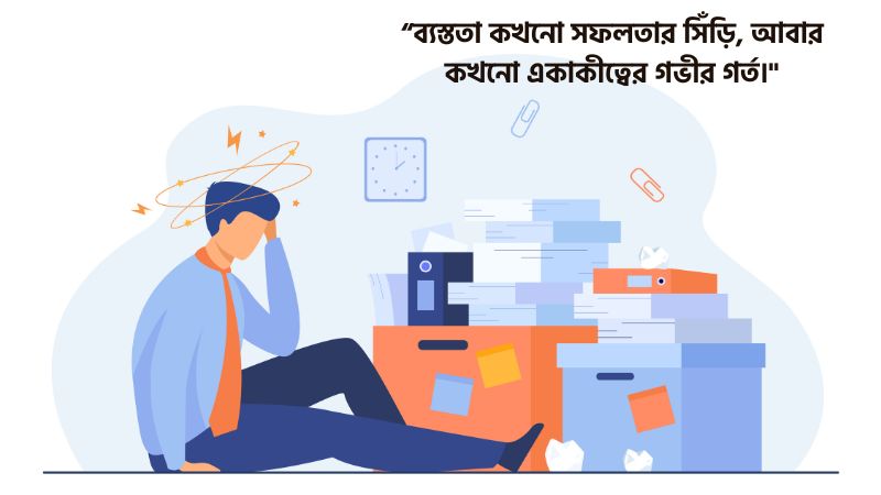 ব্যস্ততা নিয়ে উক্তি