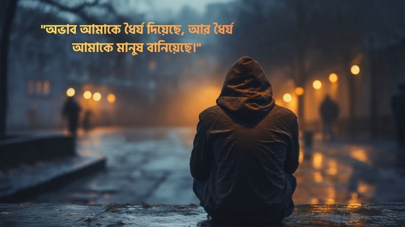 অভাব নিয়ে অনুপ্রেণামূলক ক্যাপশন