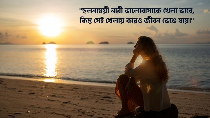 ছলনাময়ী নারী নিয়ে উক্তি