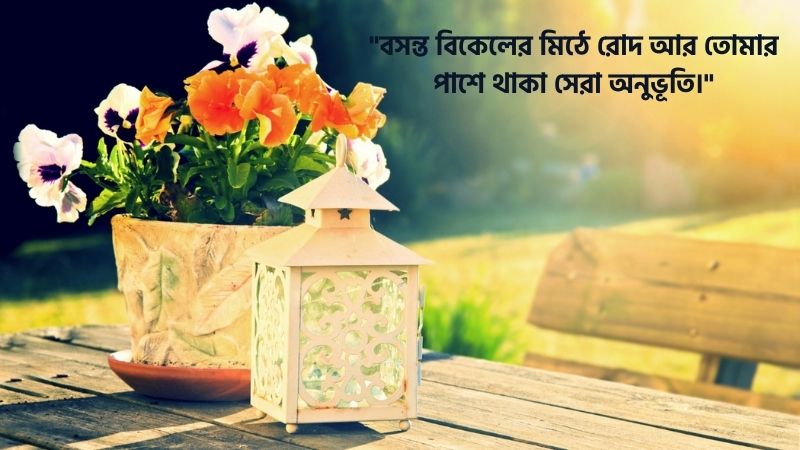 বসন্ত বিকেল নিয়ে ক্যাপশন