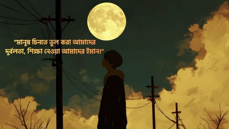 মানুষ চিনতে ভুল করা নিয়ে ইসলামিক উক্তি