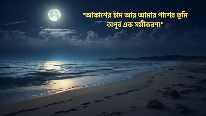 চাঁদনী রাত নিয়ে স্ট্যাটাস