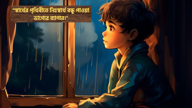 স্বার্থপর বন্ধু নিয়ে আবেগঘন ক্যাপশন